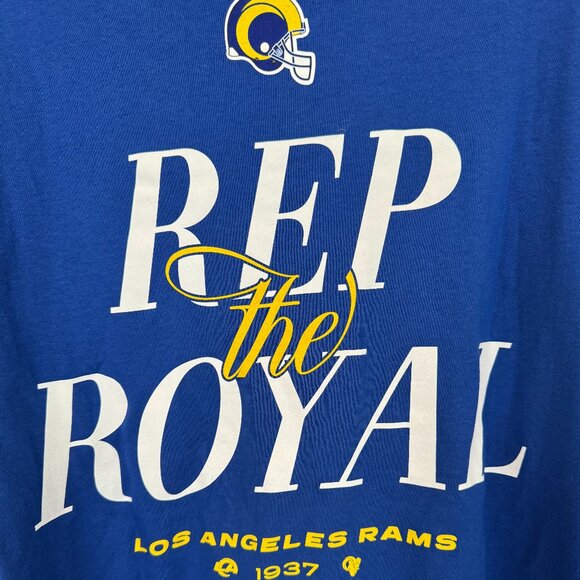 NWT NFL Men's Los Angeles Rams Starter Royal and Sol Collection T-Shirt, XL Blue - Picture 11 of 16